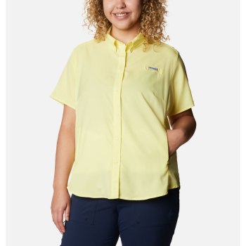 Columbia Ženske Košulje - PFG Tamiami II Short Sleeve Plus Size Narančaste | KIXW-60389